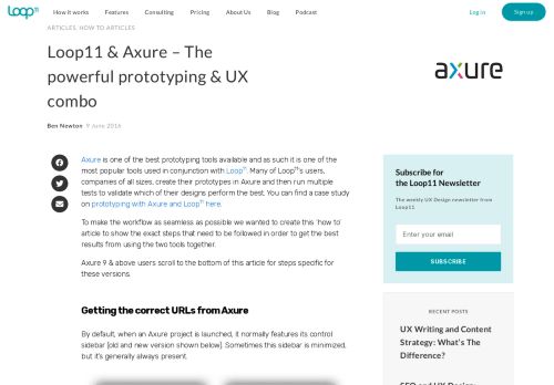 
                            12. Loop11 & Axure – The powerful prototyping & UX combo | Loop11