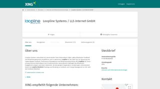 
                            9. Loopline Systems / LLS Internet GmbH als Arbeitgeber | XING ...