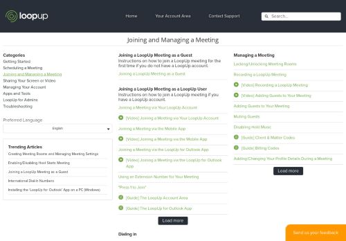 
                            3. LoopUp Support | How to Join Meeting Online with LoopUp