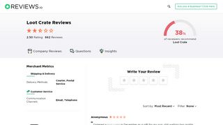 
                            13. Loot Crate Reviews - Read 481 Genuine Customer Reviews | www ...