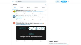 
                            13. #lootool hashtag on Twitter