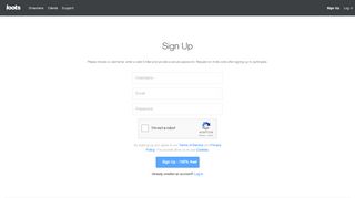 
                            3. loots.com - Sign Up