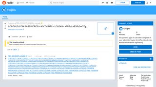 
                            7. LOPGOLD.COM PASSWORDS - ACCOUNTS - LOGINS - MW5zLnB3PzIwOTg ...