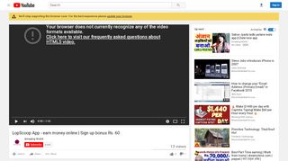 
                            5. LopScoop App - earn money online | Sign up bonus Rs. 60 - YouTube
