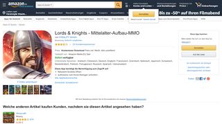 
                            10. Lords & Knights - Mittelalter-Aufbau-MMO: Amazon.de: Apps für Android