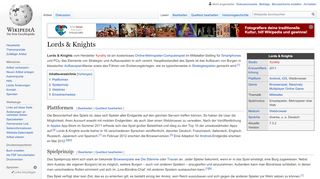 
                            5. Lords & Knights – Wikipedia