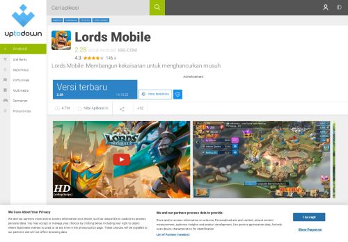 
                            8. Lords Mobile 1.84 untuk Android - Unduh