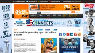 
                            10. Lords Mobile generating up to $50 million a month | Pocket Gamer.biz ...