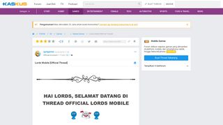 
                            12. Lords Mobile | KASKUS