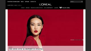 
                            9. L'Oréal, world leader in beauty: makeup, cosmetics, haircare, perfume ...