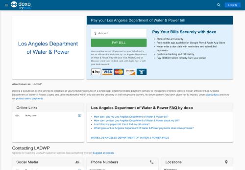 
                            5. Los Angeles Department of Water & Power (LADWP): Login, Bill Pay ...