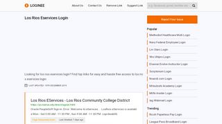 
                            9. Los Rios Eservices Login