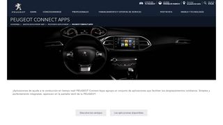
                            9. Los servicios conectados Peugeot Connect Apps