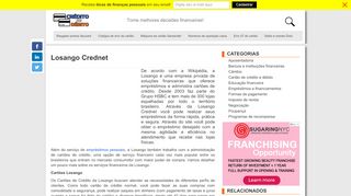 
                            5. Losango Crednet - Crédito ou Débito