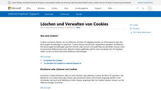 
                            10. Löschen und Verwalten von Cookies - Windows Help - Microsoft Support