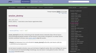 
                            7. Löscht alle in einer Session registrierten Daten - PHP