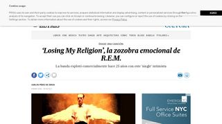 
                            8. 'Losing My Religion', la zozobra emocional de REM | Cultura | EL PAÍS