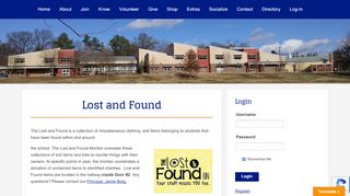 
                            8. Lost and Found - Glebe Elementary PTA
