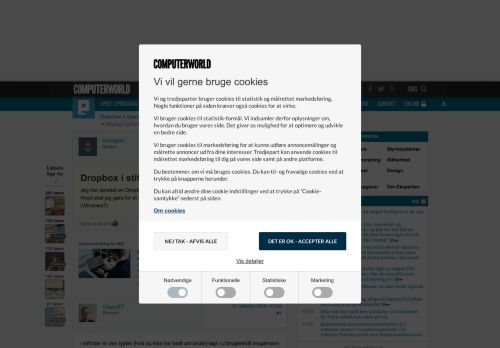 
                            13. [løst] Dropbox i stifinder - Eksperten - Computerworld