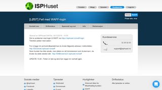 
                            3. [LØST] Feil med WAFF-login | ISPHuset