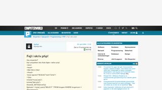 
                            13. [løst] Fejl i skriv.php! - Eksperten - Computerworld