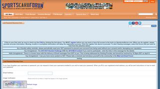 
                            3. Lost Password Recovery Form - Sports Card Forum - Sports Cards ...