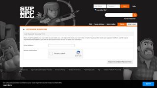 
                            1. Lost Password Recovery Form - Supercell Community ...