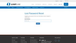 
                            7. Lost Password Reset - Jumpline.com, Inc.