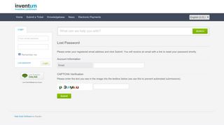 
                            1. Lost password - Support Inventum