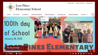 
                            1. Lost Pines Elementary / Homepage - Bastrop ISD