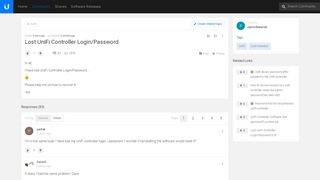 
                            2. Lost UniFi Controller Login/Password - Ubiquiti Networks Community