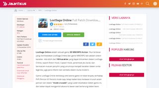 
                            12. LostSaga Online Full Patch Download 20120523 - JalanTikus.com