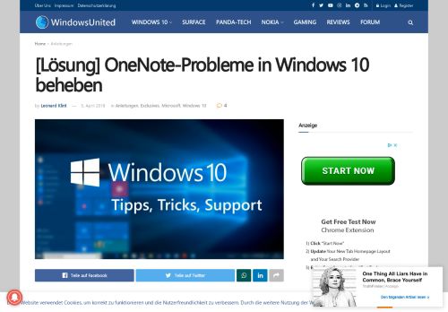 
                            10. [Lösung] OneNote-Probleme in Windows 10 beheben | WindowsUnited