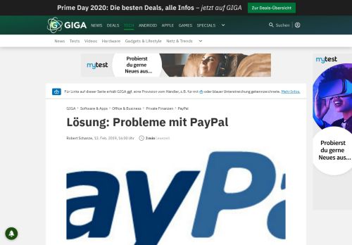 
                            6. Lösung: Probleme mit PayPal – GIGA