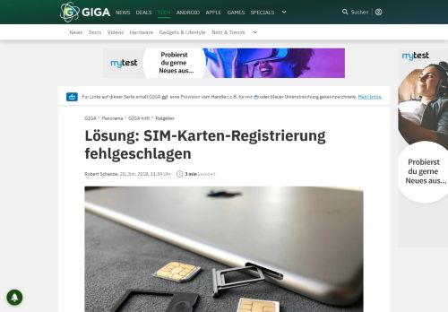 
                            13. Lösung: SIM-Karten-Registrierung fehlgeschlagen – GIGA