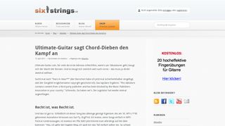 
                            12. Lösung! Ultimate-Guitar: Blocked TAB – six strings