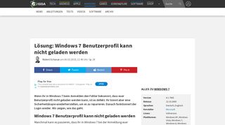
                            3. Lösung: Windows 7 Benutzerprofil kann nicht geladen werden – GIGA