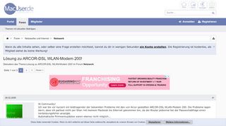 
                            10. Lösung zu ARCOR-DSL WLAN-Modem 200! | MacUser.de Community