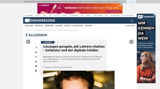 
                            6. Lösungen googeln, mit Lehrern chatten - Sofatutor und der digitale ...