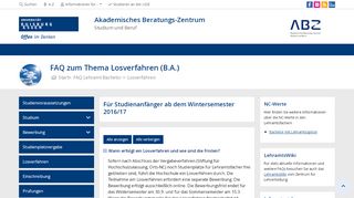 
                            2. Losverfahren - an der Universität Duisburg-Essen