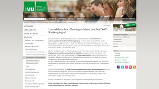 
                            4. Losverfahren bzw. Clearingverfahren (nur bei DoSV ... - LMU München