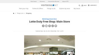 
                            9. Lotte Duty Free Shop: Main Store - Shopping : Visit Seoul - The Official ...