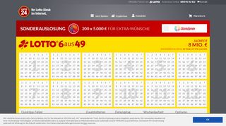 
                            2. LOTTO 6aus49 – Lottoschein online spielen bei Lotto24.de