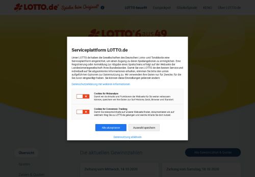 
                            13. LOTTO 6aus49 online spielen | LOTTO.de