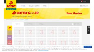
                            3. LOTTO 6aus49 online spielen | sachsenlotto.de