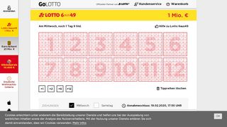 
                            6. Lotto 6aus49 spielen - GoLOTTO.de