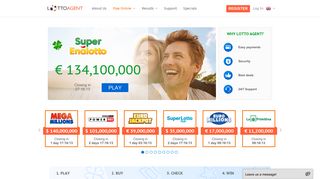 
                            6. Lotto Agent: Play lottery online