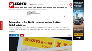 
                            7. Lotto: Hamburg freut sich über rätselhafte Glückssträhne von ... - Stern