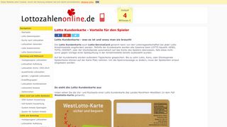 
                            9. Lotto Kundenkarte - Bestellung, Vorteile und Infos