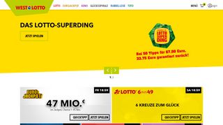 
                            11. Lotto online spielen – staatlich, sicher bei WestLotto.de - WestLotto.de